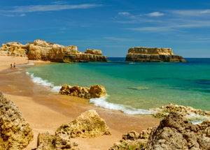 Praia do Castelo Albufeira, Algarve, Strand Praia do Castelo Albufeira, Algarve, Strand